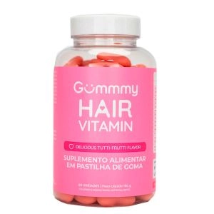 Suplemento Alimentar Gummy Hair Vitamin Tutti-Frutti Com 60 Unidades