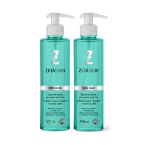 Kit Sabonete Líquido Sensi Clean Peles Sensíveis Com 2 Unidades de 300Ml Cada Zeta Skin
