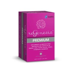 Polivitamínico Regenesis Premium Gestantes Com 120 Cápsulas Exeltis