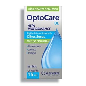 Colírio OptoCare UL Lubrificante Oftálmico Com 15ml Kley Hertz