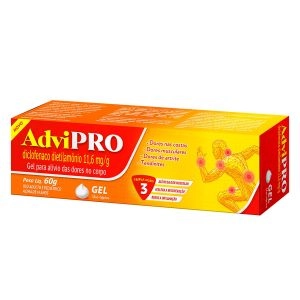 AdviPRO Diclofenaco Dietilamônio 11,6mg/g Gel 60g Gsk