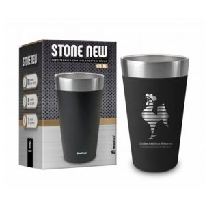 Copo Térmico New Stone Atlético 473ml Brasfoot
