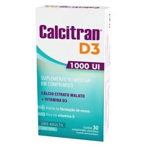 Calcitran D3 1000ui Com 30 Comprimidos