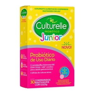 Culturelle Probiótico Junior Com 30 Comprimidos Mastigáveis