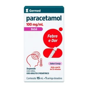 Paracetamol 100Mg/ml Gotas 15ml Genérico Germed