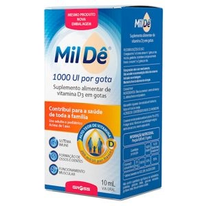 MilDê Vitamina D3 1.000UI Com 10ml Gross