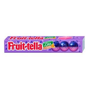 Bala Mastigável Blueberry e Chia Com 10 Unidades 40G Fruittella