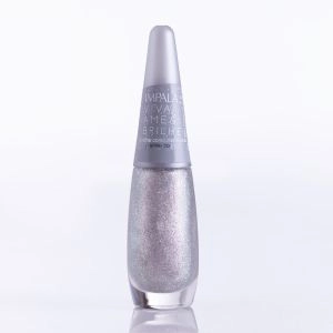 Esmalte Coleção Viva Ame e Brilhe Glitter 3D Brilhe Como Diamante 7,5ml Impala
