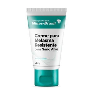 Creme Para Melasma Resistente Com Nano Ahas 30g
