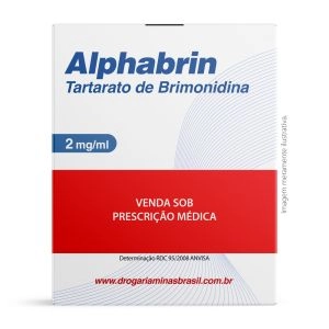 Alphabrin Tartarato de Brimonidina 2,0mg/ml Solução Oftálmica Estéril 5ml Gbio