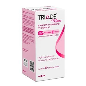 Suplemento Alimentar Triade Mama 30 Cápsulas Moles Gross