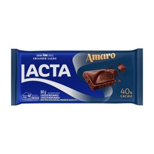 Chocolate Lacta Amaro 40% Cacau 80g