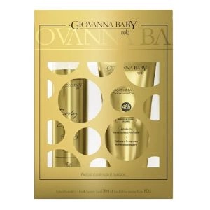 Kit Gold Body Splash 260ml e Loção Hidratante 200ml Giovanna Baby