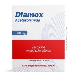 Diamox Acetazolamida 250mg Com 30 Comprimidos Genom