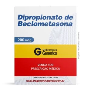 Dipropionato de Beclometasona 200mcg Solução Nasal Aerossol Com 200 doses Glenmark