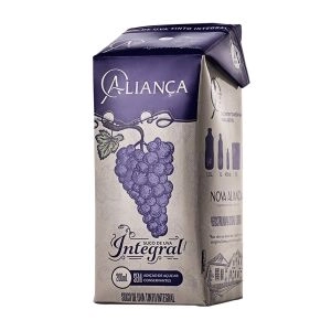 Suco De Uva Integral Tinto Caixinha 200ml Aliança