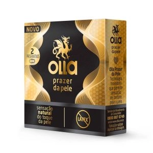 Preservativo Olla Prazer da Pele Com 2 Unidades