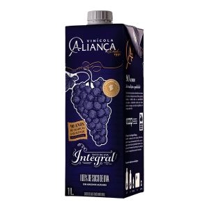 Suco De Uva Integral Tinto Cartonado 1L Aliança
