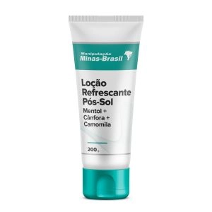 Loção Refrescante Pós-Sol Com Mentol, Cânfora e Camomila - 200G
