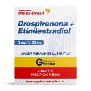 Drospirenona com Etinilestradiol com 21 Comprimidos Genérico EMS