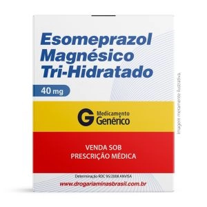 Esomeprazol Magnésico Tri-Hidratado 40mg Com 28 Comprimidos Genérico Nova Química