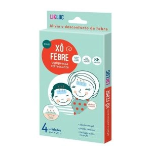 Xô Febre Compressas Refrescantes Para Alivio Da Febre Likluc