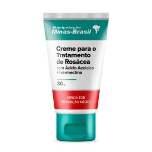 Creme para o Tratamento de Rosácea com Ácido Azelaico + Ivermectina 30g